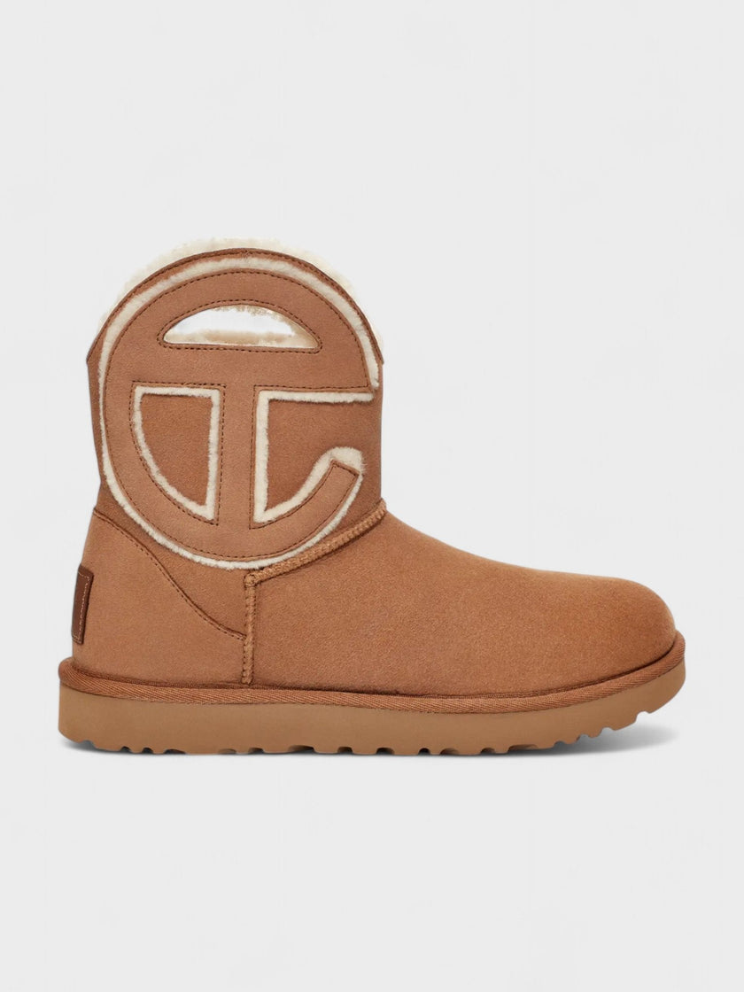 UGG x Telfar Logo Mini Boot Chestnut