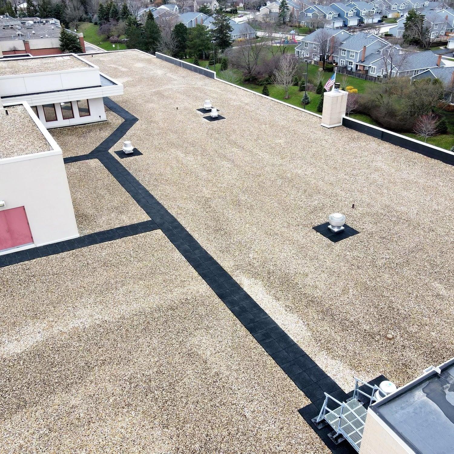 Extra Thick Rubber Rooftop Tiles
