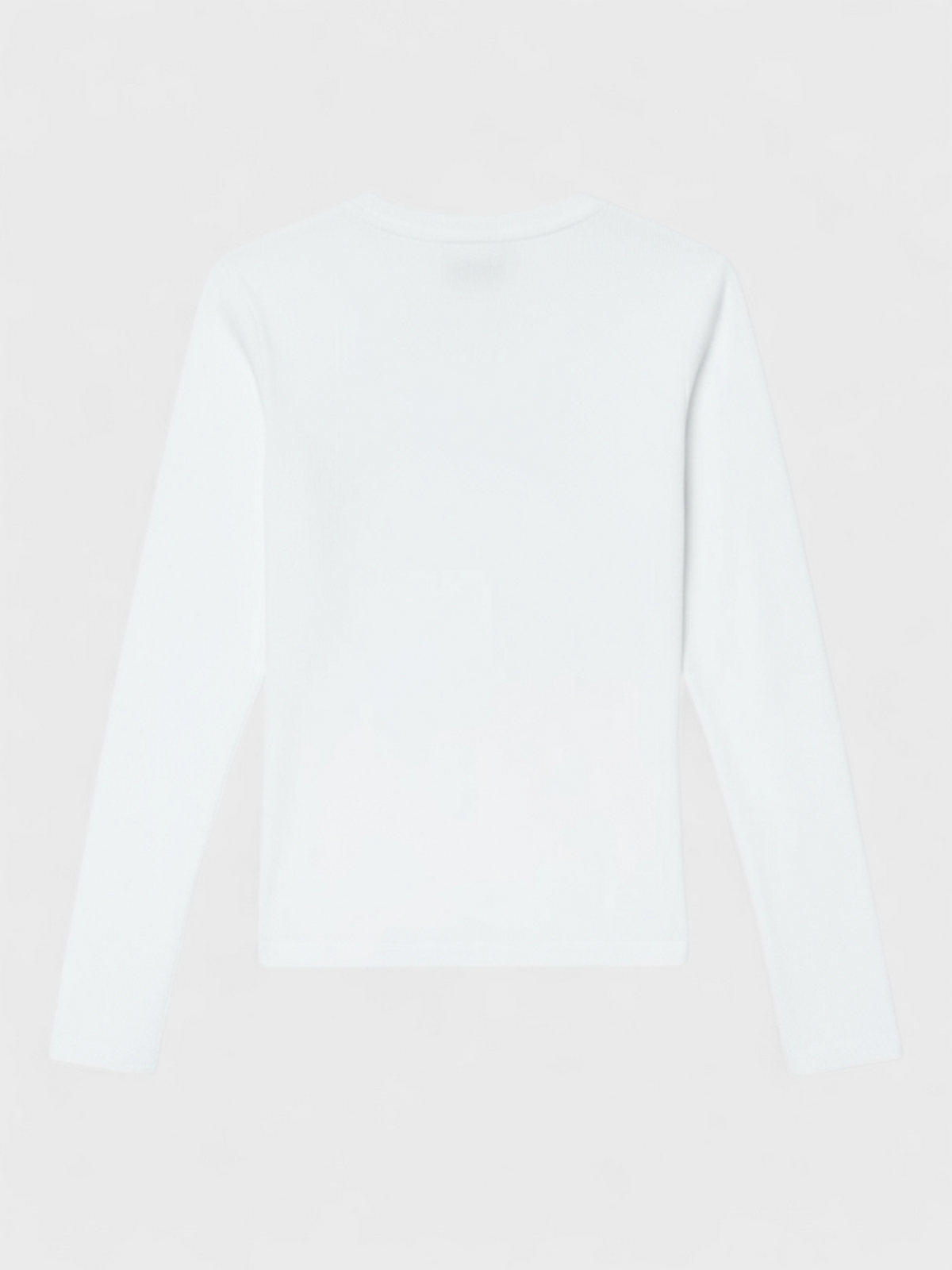 Jacquemus Le T-Shirt Brode Long Sleeve White