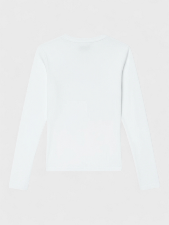 Jacquemus Le T-Shirt Brode Long Sleeve White