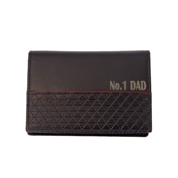 Fred Bennett Black Leather Card Holder