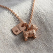 West Highland Terrier Personalised Silver Dog Tag Necklace