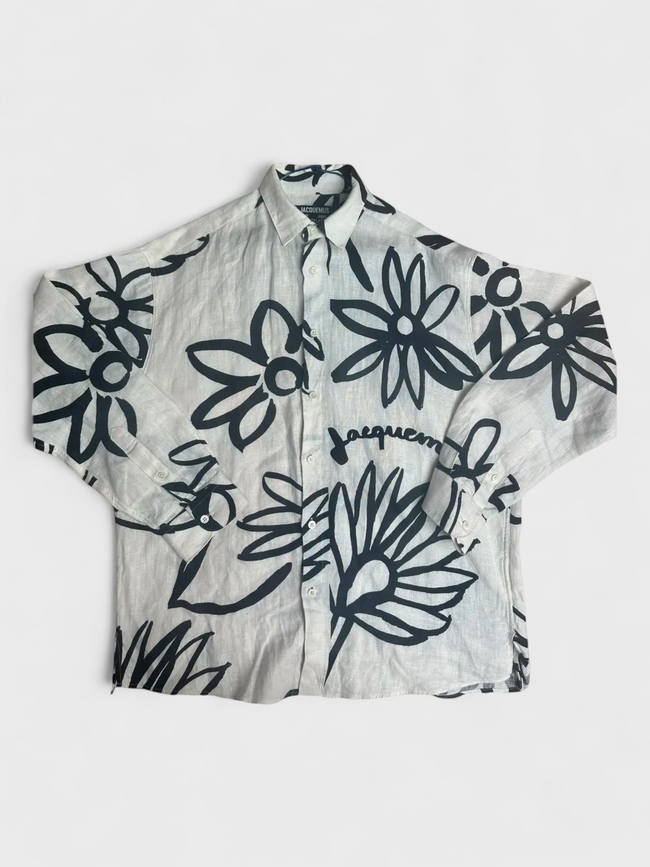 Jacquemus La Chemise Long Sleeve Shirt White