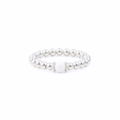 White Agate Gemstone Ring
