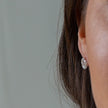 Drahtspulen-Creolen Sterling Silber Ohrstecker