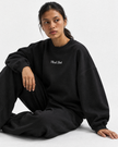 Women's Vintage Heavy Crewneck - Black
