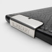 Sandon Grained Leather Card Holder Black