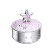 D Voor Diamant Roze Ster Muziek Sieradendoosje met Kristal