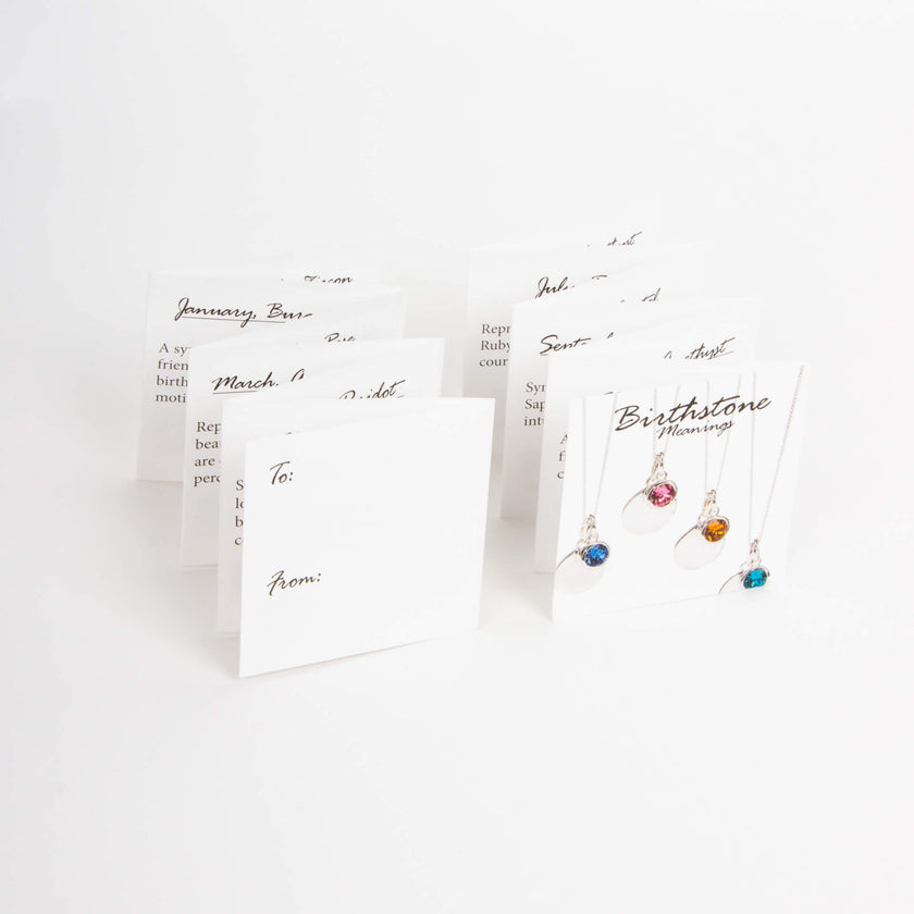Beginnings Crystal Birthstone Hoop Earring Charms